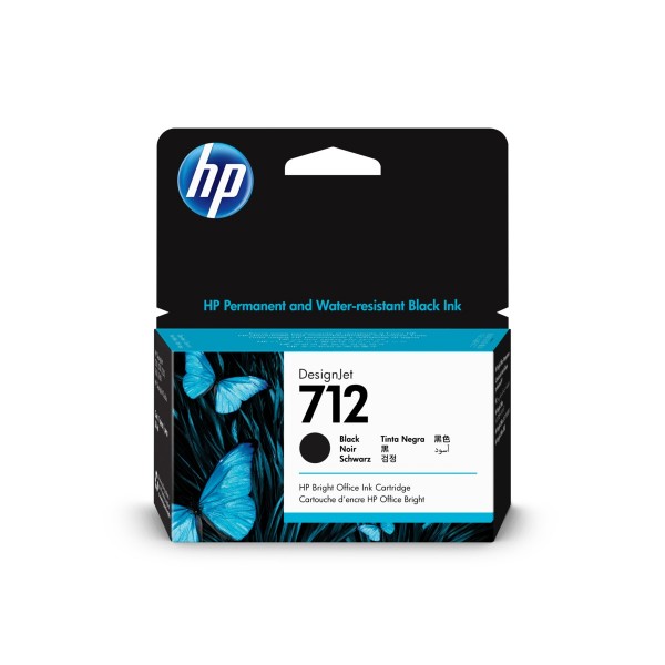 HP Cartuccia originale Nero 712 3ED70A