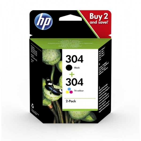 Cartuccia Multipack HP 304 (3JB05AE) Nero Ciano Magenta Giallo originale