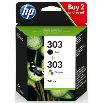 Cartuccia Multipack HP 303 (3YM92AE) Nero Ciano Magenta Giallo originale