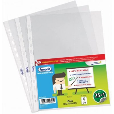 Linear - buste forate colore trasparente