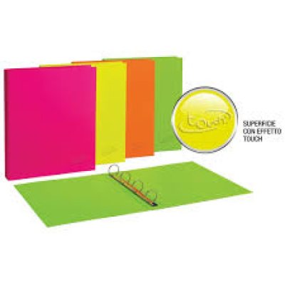 Raccoglitori neon 22x30cm d. 3cm assortiti fluo colore assortiti neon