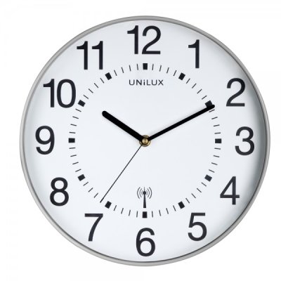 Orologio da parete wave colore grigio