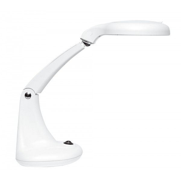Lampada a led minizoom, da scrivania colore bianco