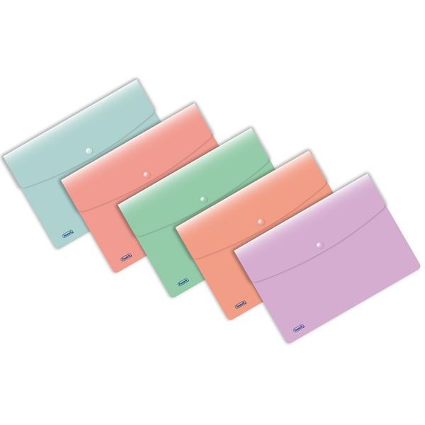 Buste con bottone p@stel 22x30cm colore assortiti