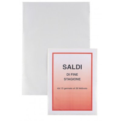 Tasche adesive selfti a4 - 21x29,7cm colore trasparente
