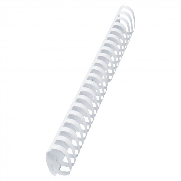 Combbind - dorsi plastici a spirale colore bianco