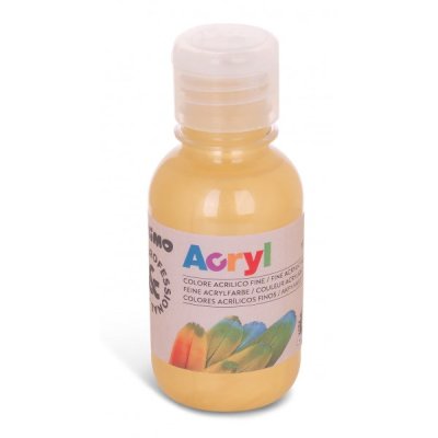 Tempera acryl in flacone colore oro