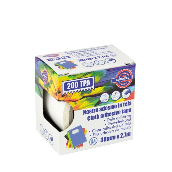 200 tpa - nastro telato colore bianco