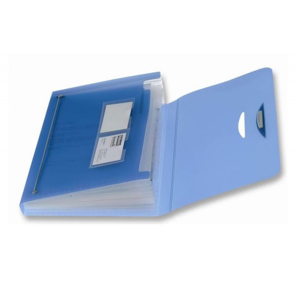 Classificatore FELLOWES a valigetta con 12 tasche 23x33cm