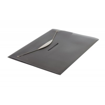 Swing - cartellina con elastico colore grigio trasparente