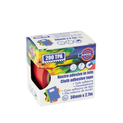 200 tpa - nastro telato colore rosso