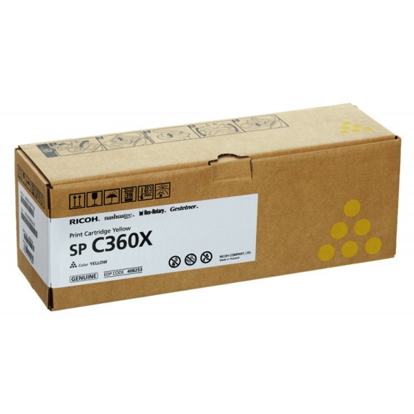 408253 toner giallo colore giallo