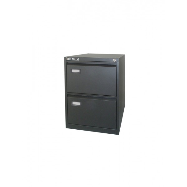 BERTESI Classificatore metallico con 2 cassetti Nero