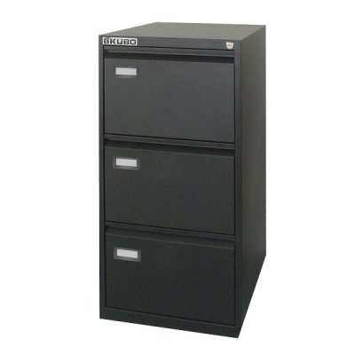 BERTESI classificatore metallico con 3 cassetti Nero