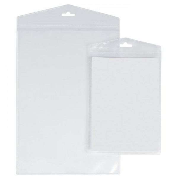 Buste porta,appendimi avvisi a5 - 15x21cm colore trasparente