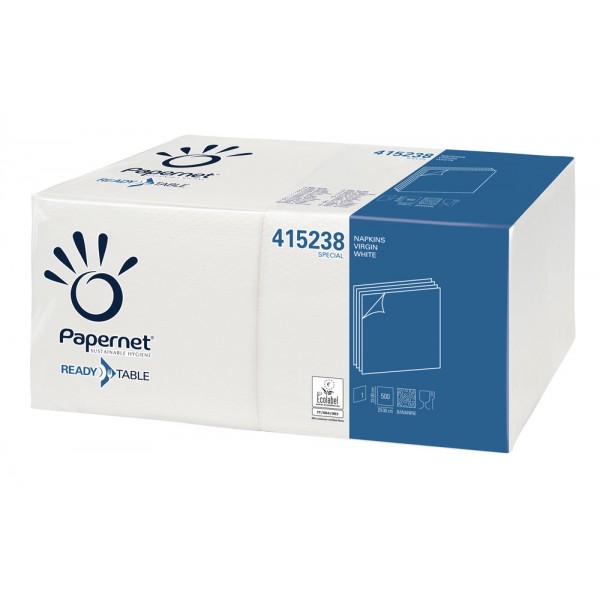 Tovaglioli ready table, 500pz colore bianco