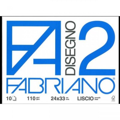 Album da disegno f2 eco liscio 10fg colore bianco grammatura 110gr