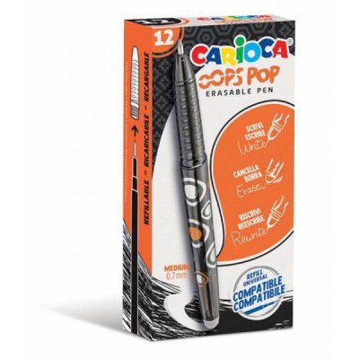 Oops pop ! - penna a sfera colore nero tipo punta conica