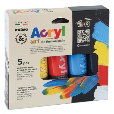 Tubetti colori acrilici colore assortiti