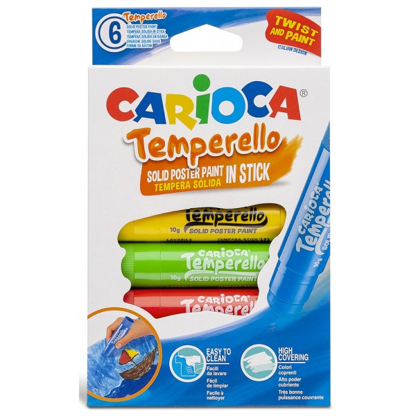 Tempere in stick temperello colore assortiti