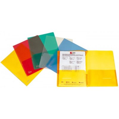 KING MEC Cartella in PPL con 2 tasche portadocumenti 21x29,7cm