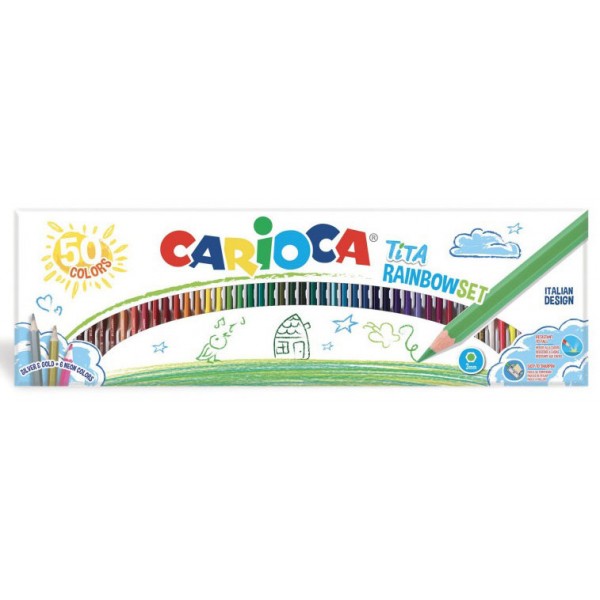 Astuccio pastelli tita rainbow colore assortiti