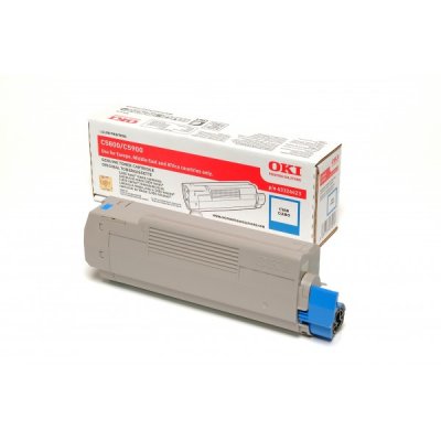 OKI toner originale Ciano 43324423