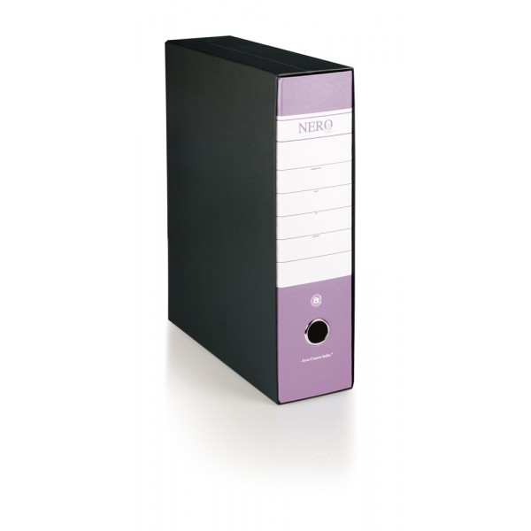 BREFIOCART Registratore protocollo - Fucsia - Dorso 8cm - 23x33cm