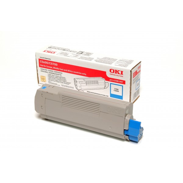 OKI toner originale Ciano 43381907