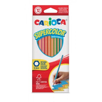 Astuccio pastelli supercolor colore assortiti