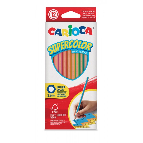 Astuccio pastelli supercolor colore assortiti