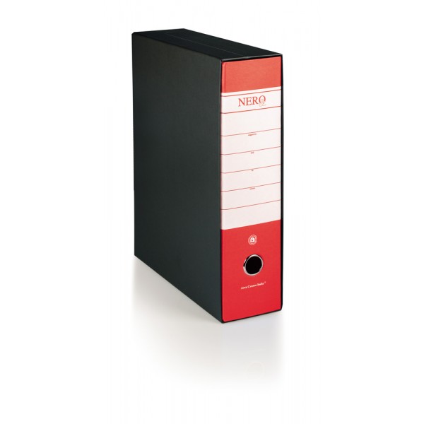 BREFIOCART Registratore protocollo - Rosso - Dorso 8cm - 28,5x35cm