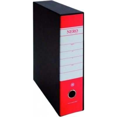 BREFIOCART Registratore dotato di foro di presa - Rosso - Dorso 8cm - 28,5x32cm