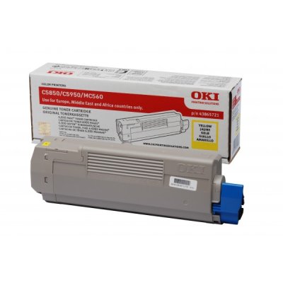 OKI Toner Originale Giallo 43865721