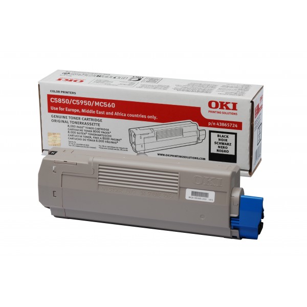 OKI Toner Originale Nero 43865724
