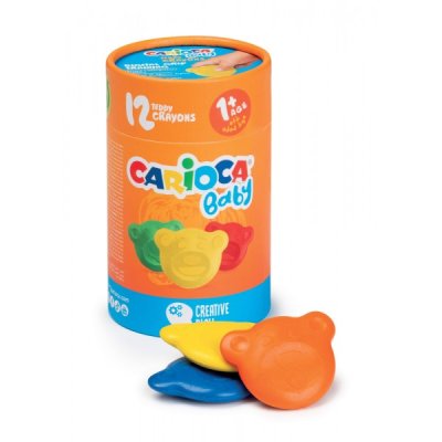 Pastelli a cera baby - teddy colore assortiti