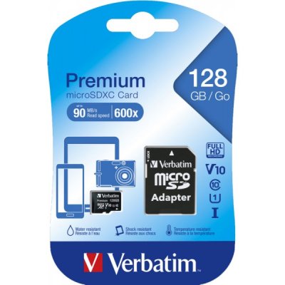 VERBATIM Micro SD Card da 128GB