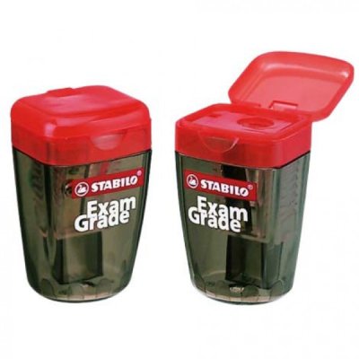 Exam grade - temperamatite colore fume, rosso