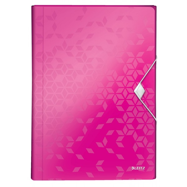 Catella a soffietto LEITZ 6 scomparti - Fucsia