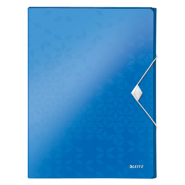 Wow - cartellina con elastico colore blu
