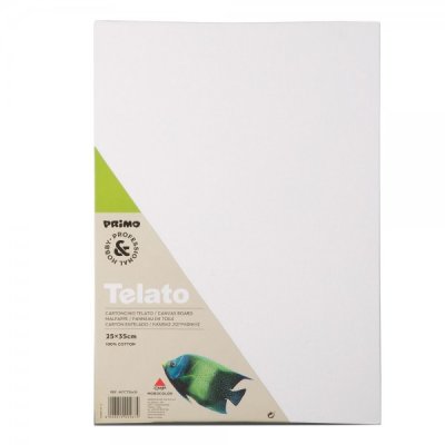 Cartoncino telato bianco 25x35cm