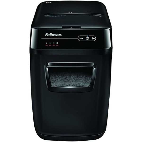 FELLOWES Distruggidocumenti AutoMax 150C - taglio a frammenti 4x38mm - Nero
