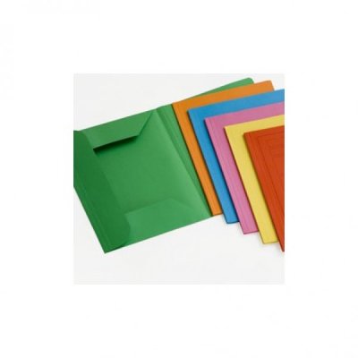 BREFIOCART cartellina in cartoncino a 3 lembi 25x32cm - 200g - Assortiti