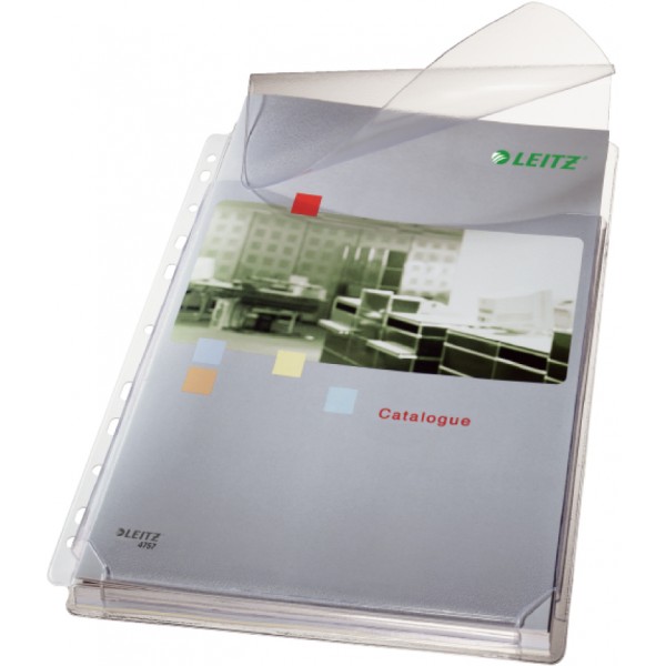 Buste forate premium expanding 22x30cm colore trasparente