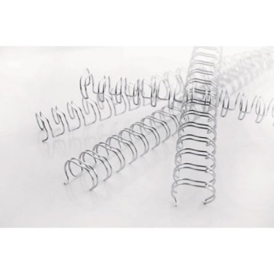 Wirebind - spirali metalliche colore bianco