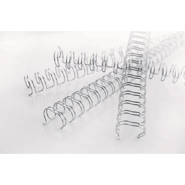 Wirebind - spirali metalliche colore bianco