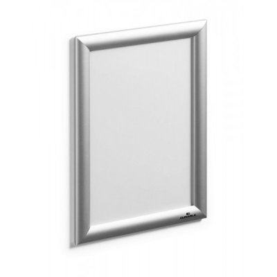 Cornice a scatto colore argento metallizzato