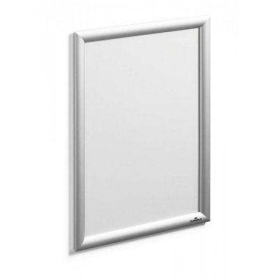 Cornice a scatto colore argento metallizzato