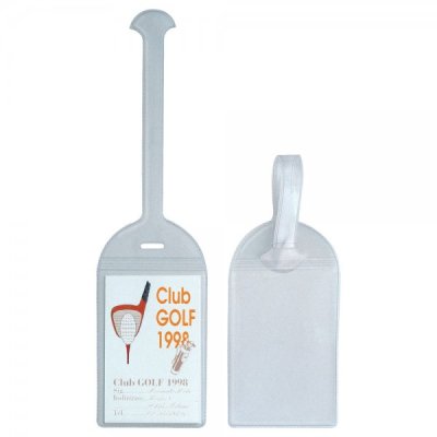 Portanome da valigia travel 1 5,4x8,6cm colore bianco