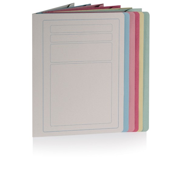 BREFIOCART cartellina a 3 lembi in cartoncino 25x33cm - 190g - Azzurro